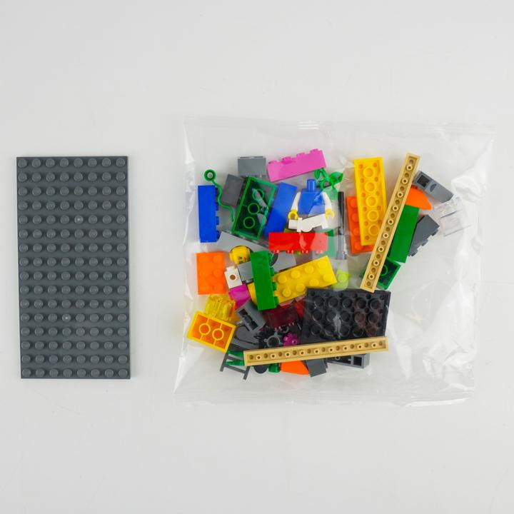 Immagine prodotto LEGO SERIOUS PLAY Set 10 Packs und 10 8x16 Platten Dunkelgrau - NEU! Teile 20x