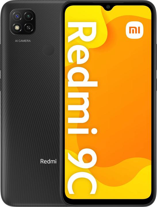 Produktbild Xiaomi Redmi 9C NFC (64 GB, Midnight Grey, 6.53", Dual SIM, 13 Mpx, 4G)