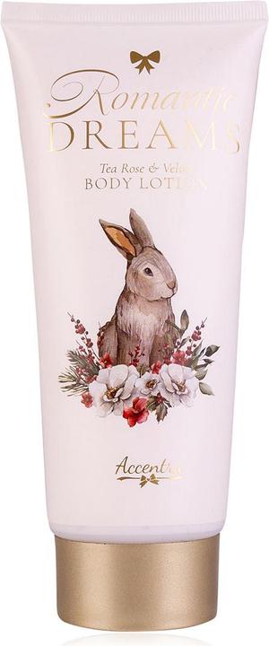 Accentra Bodylotion ROMANTIC DREAMS, Duft: Tea Rose & Velvet (Körpercreme, 200 ml)