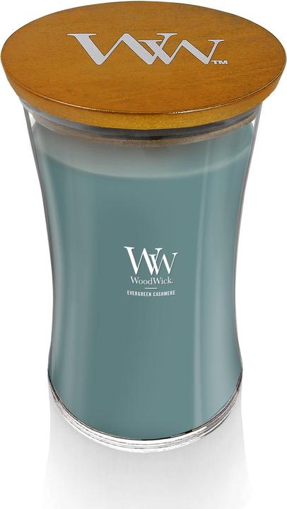 Actual product image WoodWick Evergreen Cashmere Large Jar Scented Candle (609.50 g)