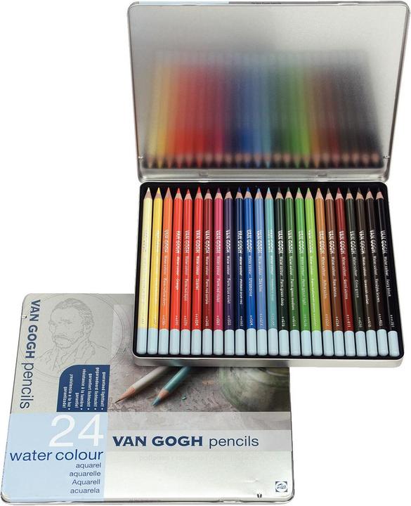 Image du produit Van Gogh Crayons de couleur aquarelle Basic-Set (Multicolore, 24 x)