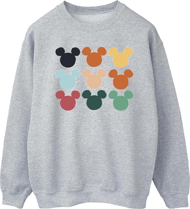 Disney Mickey Mouse Heads Square Sweatshirt (M)