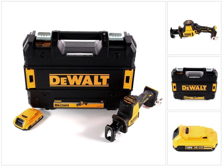Image du produit DeWalt DCS 369 NT Scie sabre sans fil 18 V + 1x batterie 2,0 Ah + TSTAK - sans chargeur