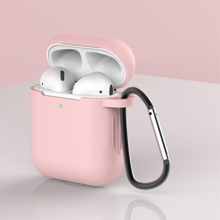 Immagine prodotto Cover-Discount Airpods 1/ 2 - Cover protettiva in silicone rosa (Manicotto per cuffie)