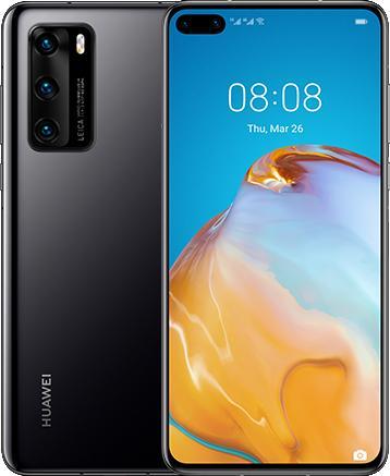 Huawei P40 (128 GB, Black, 6.10", Hybrid Dual SIM + eSIM, 50 Mpx, 5G)