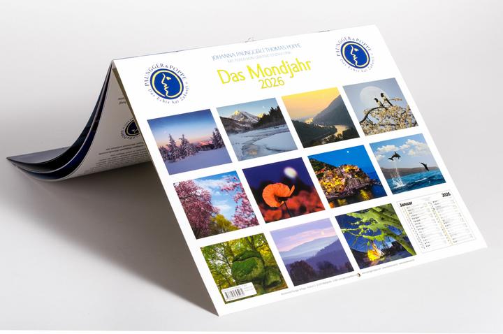 Produktbild Das Mondjahr 2026 - Wandkalender (32 x 28 cm, Harter Einband, Deutsch)
