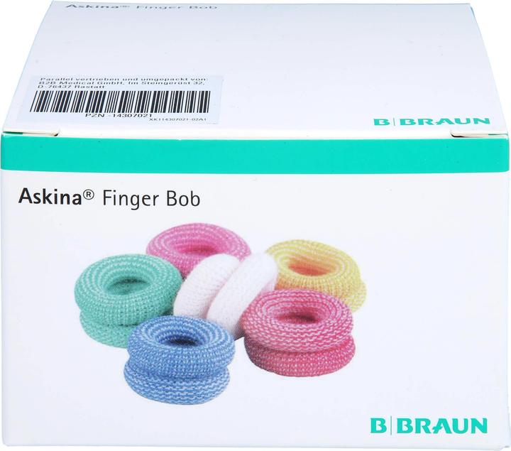 Produktbild Askina Fingerschnellverband Finger Bob farbig 6 Stück