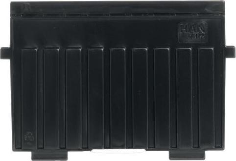 Produktbild Han Stützplatte Karteikasten Werkstoff: Polystyrol Farbe: schwarz (105 x 148 mm)
