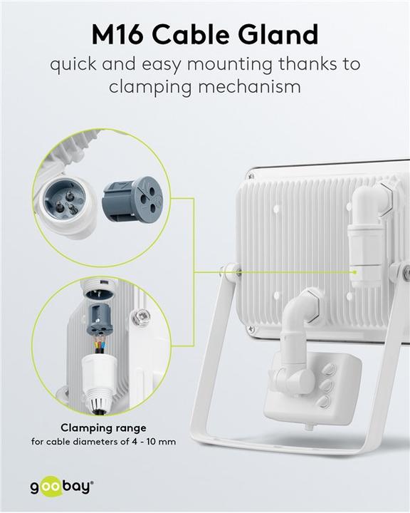 Image du produit Goobay Projecteur d'extérieur à LED (4260 lm, IP44)