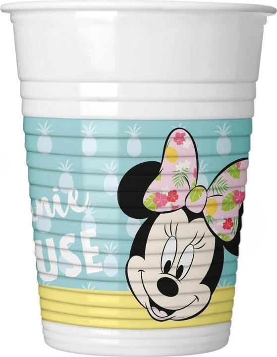 Image du produit Disney Gobelet jetable Tropical Minnie Mouse en plastique (paquet de 8) (8 x)