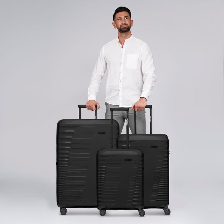 Image du produit Farmhood Eco Edition Set de valises à 4 roulettes 3 pièces avec soufflet extensible (114 l, XL (à partir de 115l))