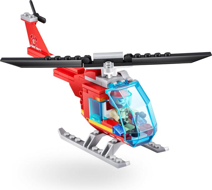 Actual product image Zuru Max City 265-part fire engine
