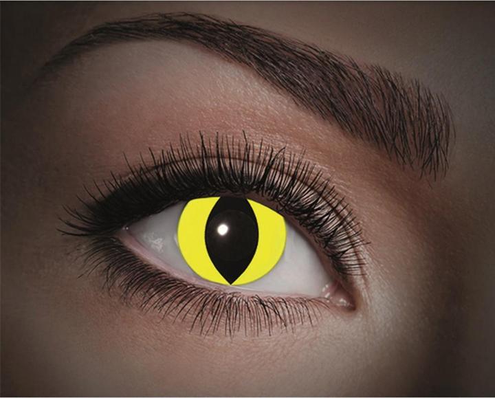 Image du produit Eyecatcher Lentilles de contact UV chat (Jaune)