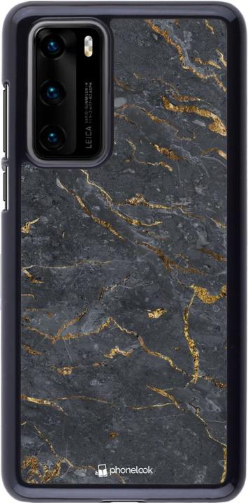 Produktbild PhoneLook Hülle Grey Gold Marble (Huawei P40)