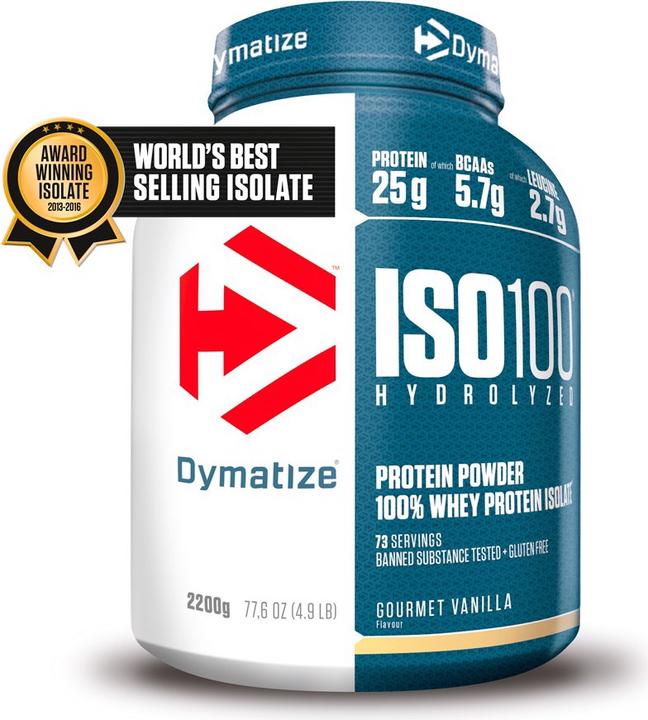 Produktbild Dymatize Iso 100 (Vanille, 1 Stk., 2200 g)