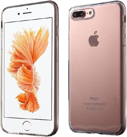 Produktbild Cover-Discount iPhone 8 Plus / 7 Plus - Gummi Silikon Hülle extra dünn transparent (Apple iPhone 7 Plus, Apple iPhone 8 Plus)