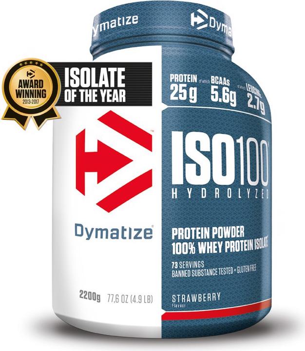 Dymatize Iso 100 (Strawberry, 1 pcs., 2200 g)