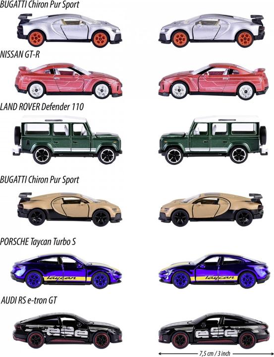Produktbild Majorette Bugatti Chiron Pur Sport, bronze