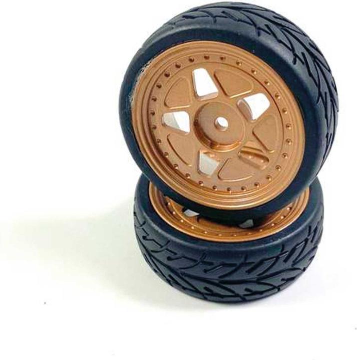 Actual product image Absima aluminium wheel set - copper-coloured (2) option