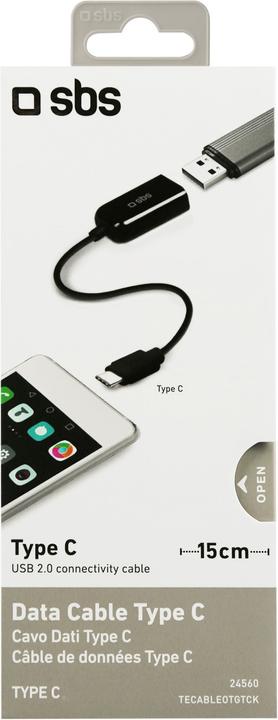 Actual product image SBS USB-C adapter to USB female (0.15 m)
