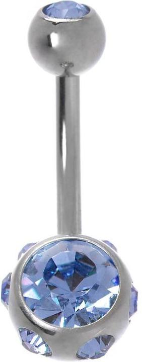 Produktbild Bijouteria Bauchpiercing (Chirurgenstahl 316L, Kristall)