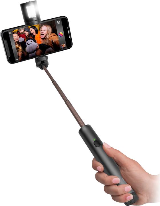 Actual product image SBS Wireless selfie stick with flash