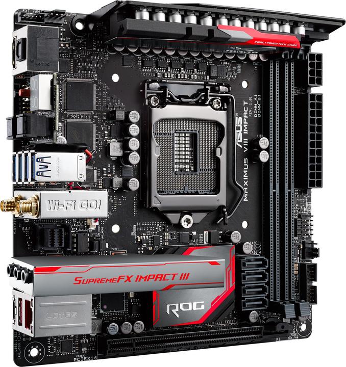 Actual product image ASUS Maximus VIII Impact (LGA 1151, Intel Z170, Mini-ITX)