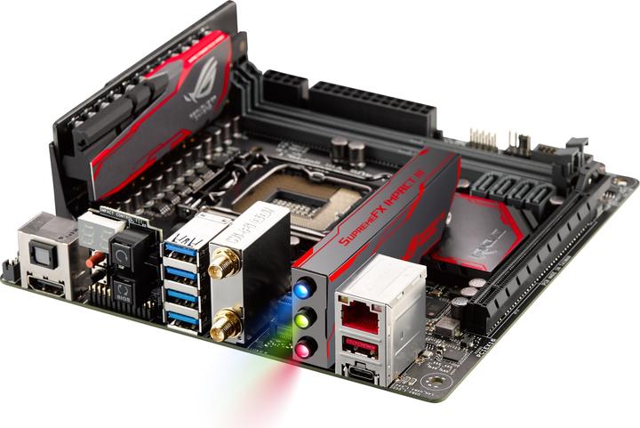 Actual product image ASUS Maximus VIII Impact (LGA 1151, Intel Z170, Mini-ITX)