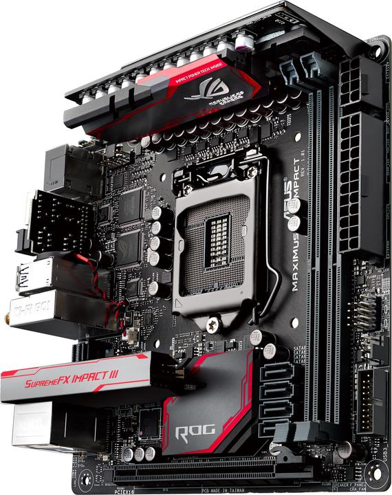 Actual product image ASUS Maximus VIII Impact (LGA 1151, Intel Z170, Mini-ITX)