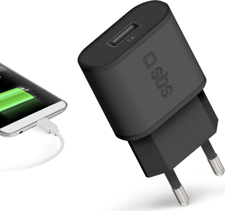 Produktbild SBS USB-Reiseladegerät mit 1000 mAh (5 W)