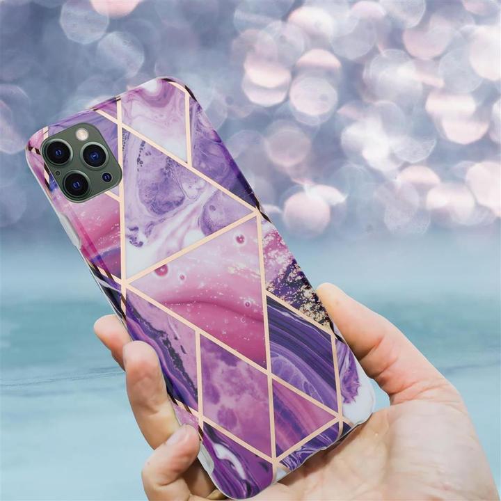 Image du produit Cadorabo Couverture IMD TPU Marbre coloré (Apple iPhone 12 Pro Max)