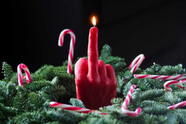 Image du produit Candle Hand Va te faire foutre (1 pcs)