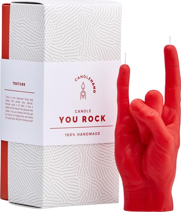 Immagine prodotto Candle Hand Tu sei un rock (1 pz.)