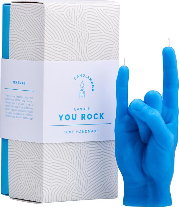 Actual product image Candle Hand You Rock (1 pcs.)