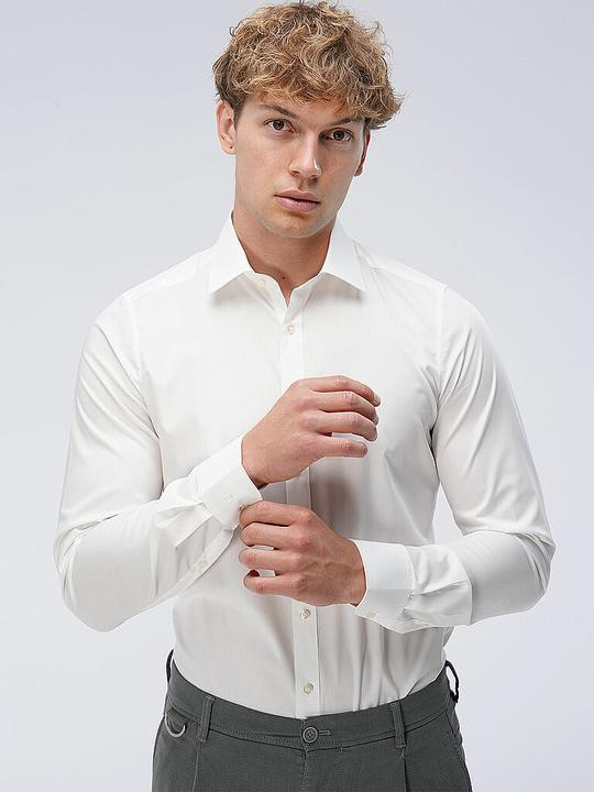 Immagine prodotto Olymp Camicia Level Five, body fit bianco 1/1, taglia 41, lunghezza manica 69cm (41)