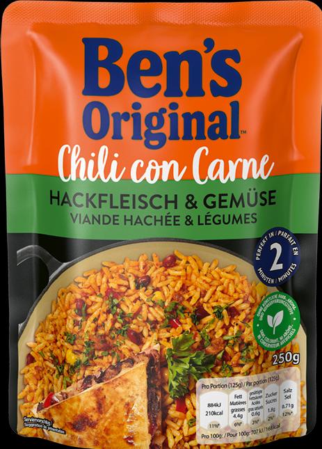 Produktbild Ben's Original Ready to Heat Chili con Carne (250 g)