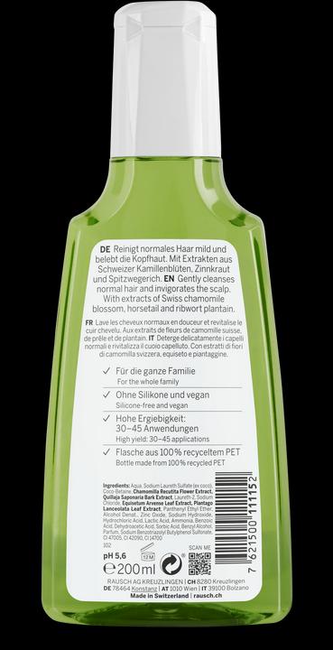 Actual product image Rausch Pflege-Shampoo (200 ml, Liquid shampoo)