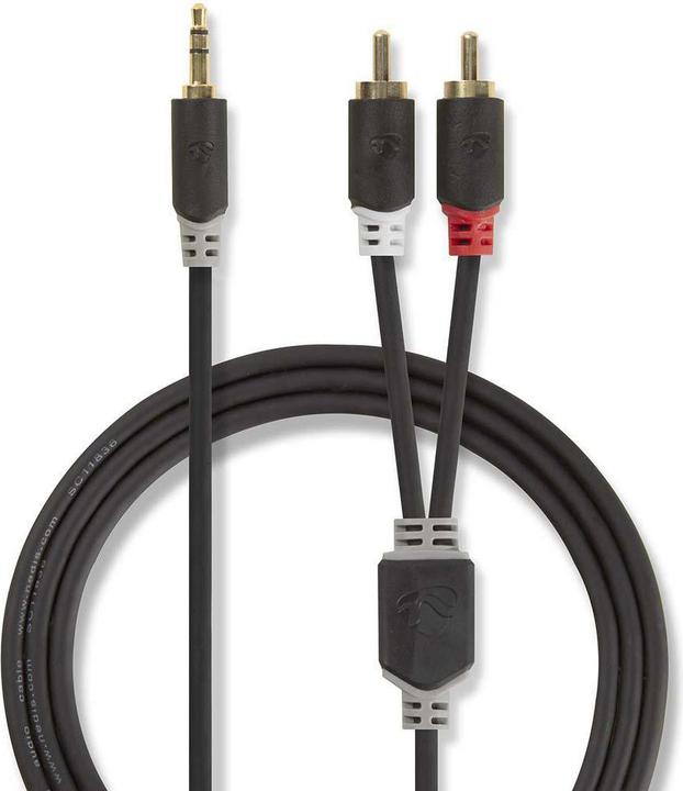 Produktbild Nedis Audiokabel Stereo Klinkenstecker 3.5 mm (0.50 m)