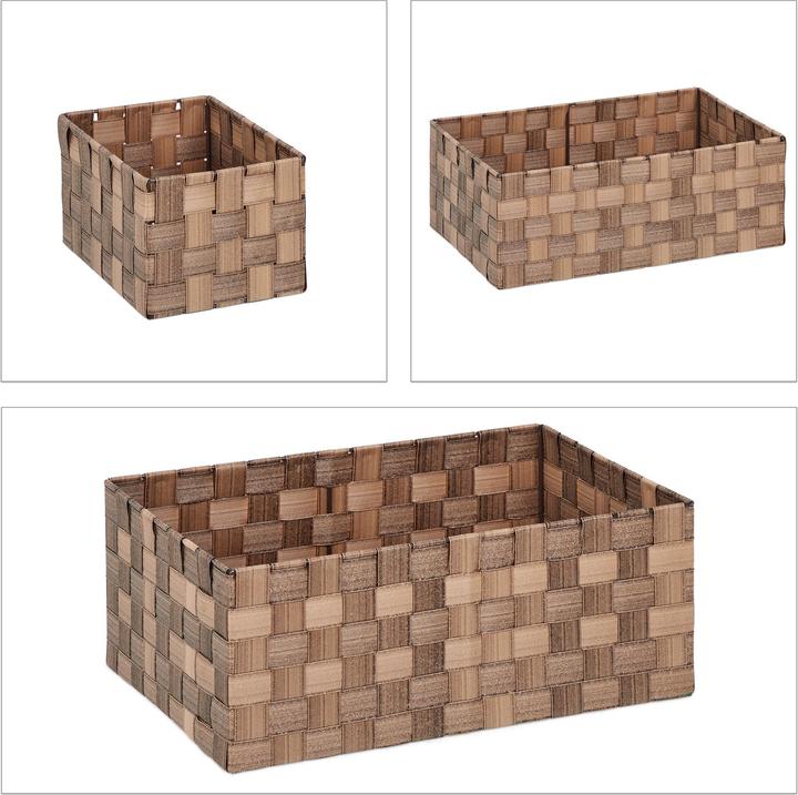 Image du produit Relaxdays Panier-rangement (1 x, 37 x 26 x 15 cm)