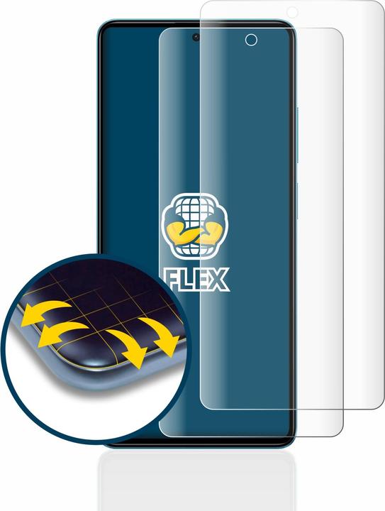 Produktbild BROTECT Full-Cover Displayschutz (2 Stück, Xiaomi Poco F5)