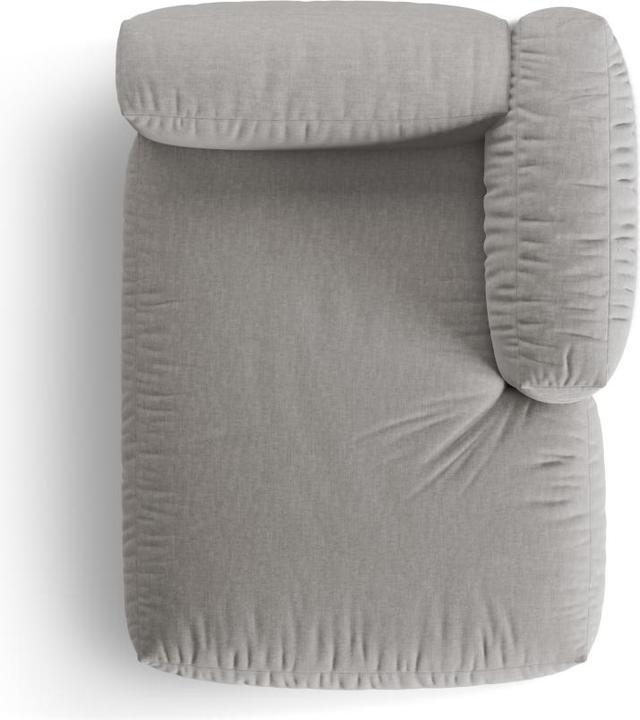 Actual product image Micadoni Modular Chaise Longue Right, "Martina", 1 Seat, 176x123x75 Made in Europe (Chaise longue)