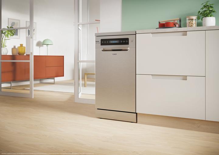 Actual product image Candy Rapidò CF0C7SB0FX Freestanding dishwasher 45