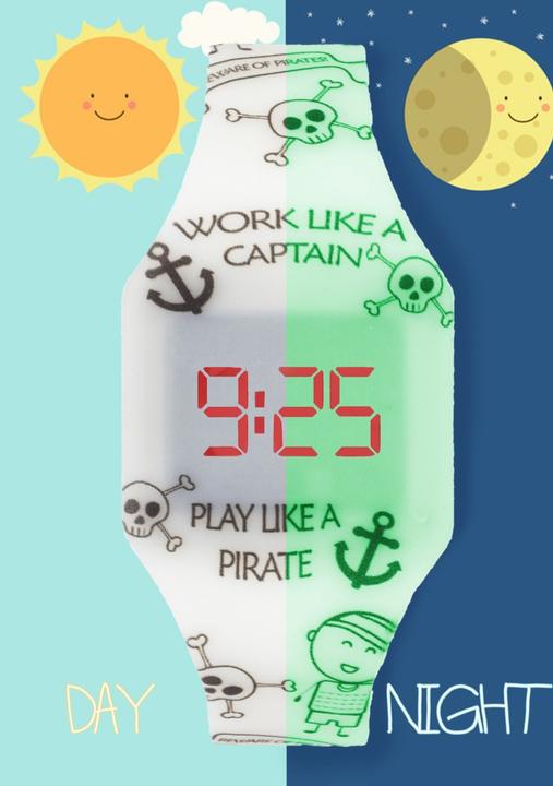 Produktbild Kiddus Digital LED Watch Pirates (Digitaluhr, 32 mm)