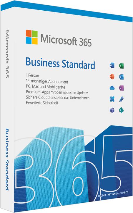 Produktbild Microsoft 365 Business Standard (1 User, 12 Monate)