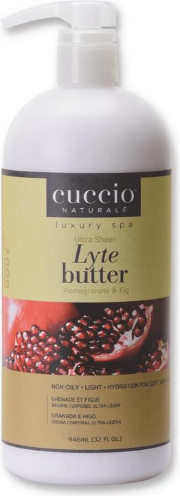 Actual product image Cuccio Lyte Butter Lotion - Pomegranate & Fig (Body butter, 946 ml)