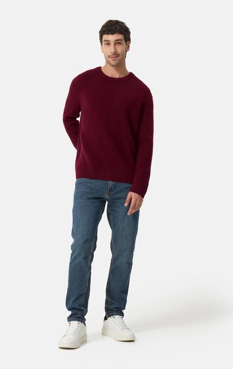 Immagine prodotto Cash-Mere Grobgestrickter Wolle Kaschmir Rundhals Pullover (XL)