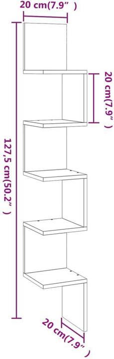 Produktbild VidaXL Luan (20 x 20 x 127.5 cm)