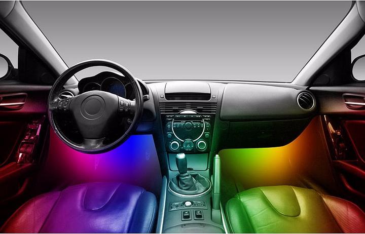 Produktbild Lescars Kfz (RGB, 120 cm, Indoor)