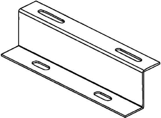 Image du produit Niedax NIE RZP 50/500 profilé d'écartement profilé en Z 50x500 mm avec bande de perforation système