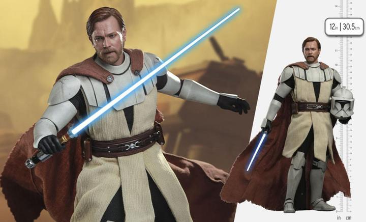 Produktbild Hot Toys Star Wars The Clone Wars figurine 1/6 Obi-Wan Kenobi 30 cm